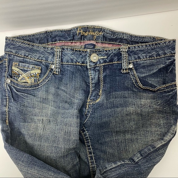 AMETHYST jeans size 7 inseam 30 - Picture 6 of 8
